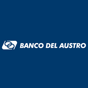 Banco del Austro fondo azul Logo ,Logo , icon , SVG Banco del Austro fondo azul Logo