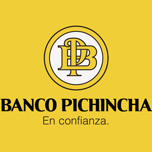Banco Pichincha Alternativo fondo amarillo Logo