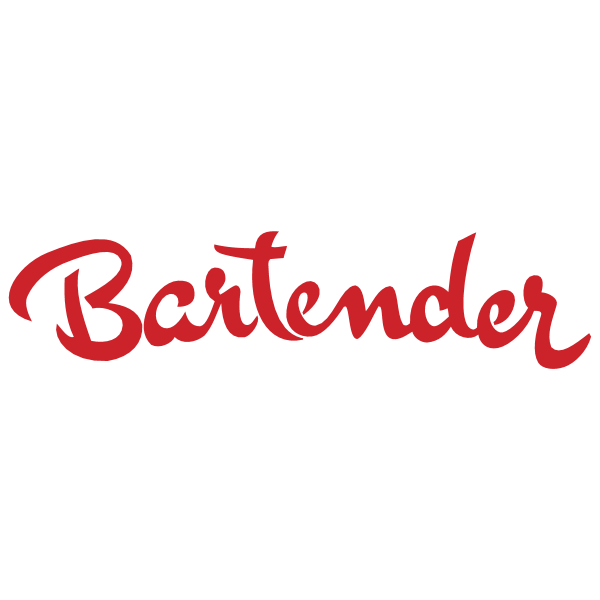Professional Bartender Logo Template Vector Logo Stock Vector (Royalty  Free) 1512972230 | Shutterstock