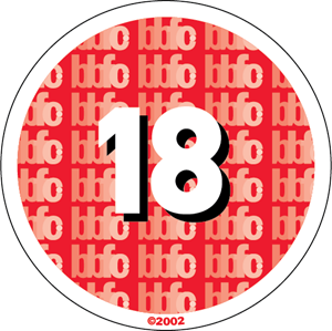 BBFC 18 Certificate UK Logo ,Logo , icon , SVG BBFC 18 Certificate UK Logo