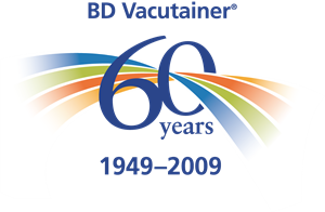 BD Vacutainer 60 Years 1949-2009 Logo ,Logo , icon , SVG BD Vacutainer 60 Years 1949-2009 Logo