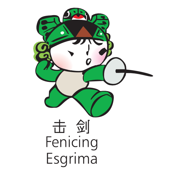 Beijing 2008 Mascota_fencing Logo