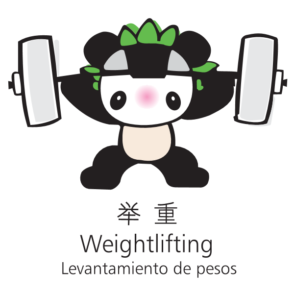 Bejing_2008_mascot_Weightlifting Logo