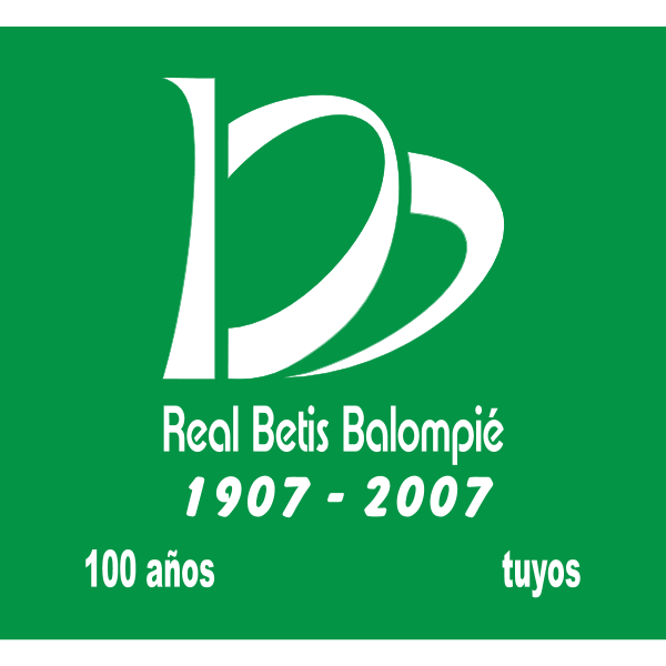 Betis 100 Aniversario – Verde fondo Logo ,Logo , icon , SVG Betis 100 Aniversario – Verde fondo Logo