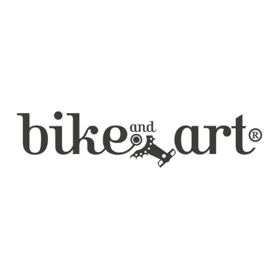 bike and art ,Logo , icon , SVG bike and art