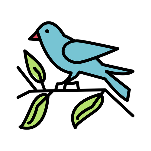 Bird ,Logo , icon , SVG Bird