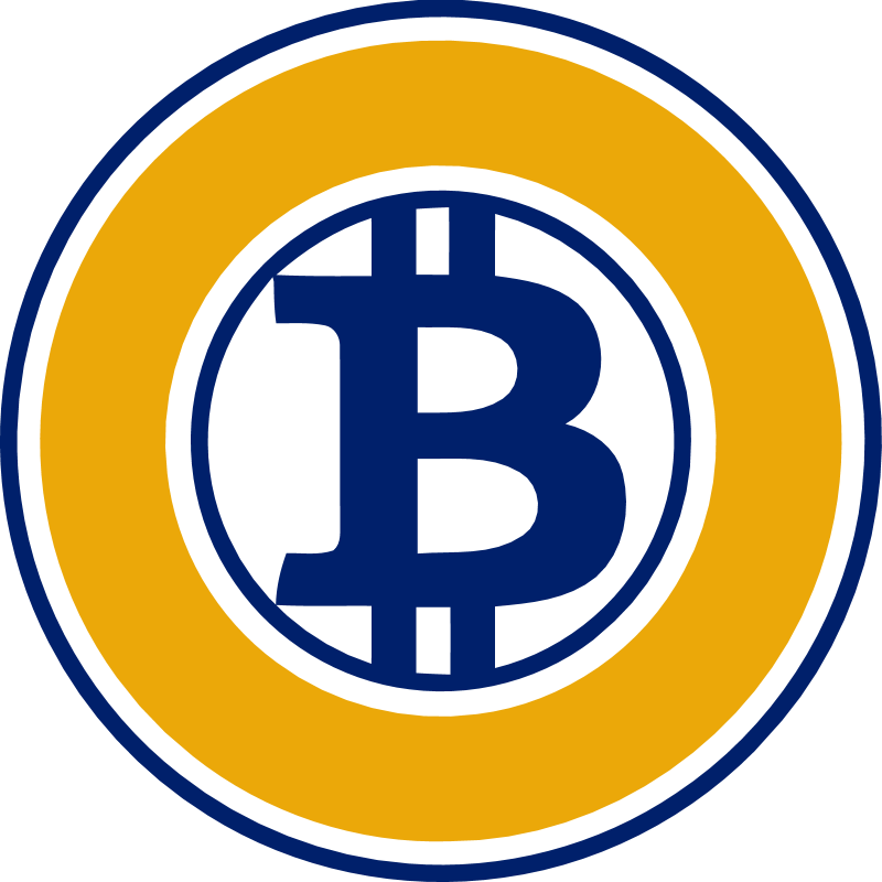 Bitcoin Gold ,Logo , icon , SVG Bitcoin Gold