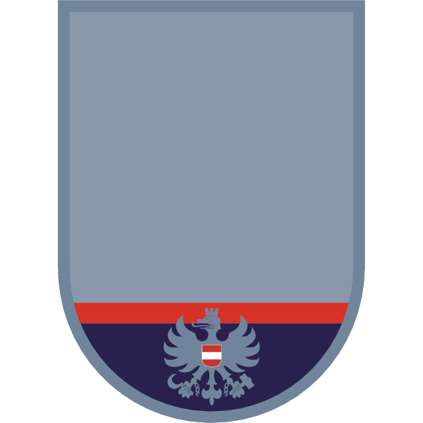 Blank insignia of Austrian Federal Police