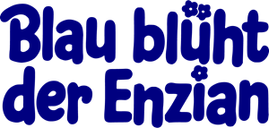 Blau bluht der Enzian Logo