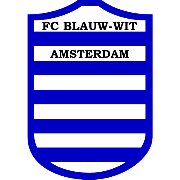 Blauw Wit fc Amsterdam Logo ,Logo , icon , SVG Blauw Wit fc Amsterdam Logo