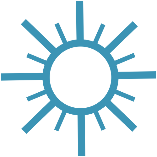 Bloc of Democratic Parties sun (sky blue)