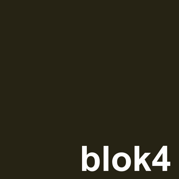blok4 | grafische vormgeving Logo