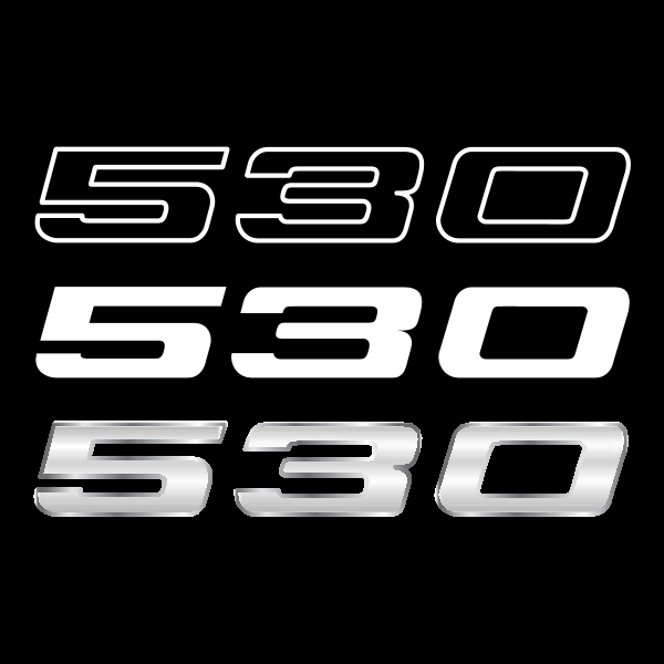 BMW 530 ,Logo , icon , SVG BMW 530