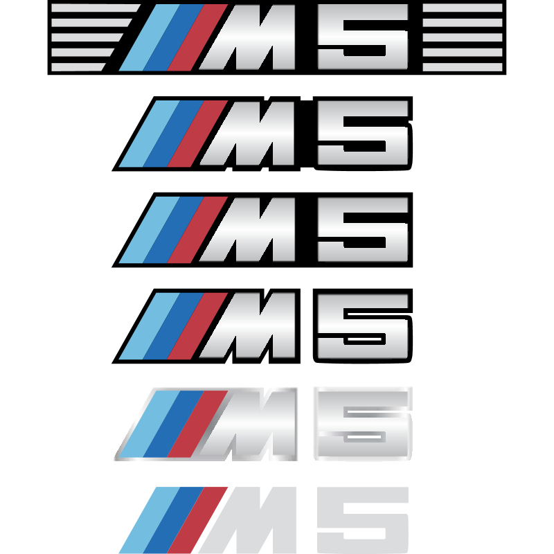 BMW M5 ,Logo , icon , SVG BMW M5