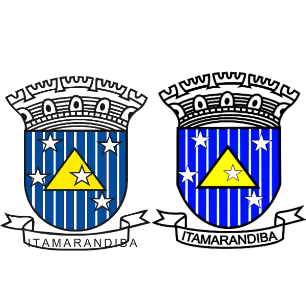 BRASÃO DE ITAMARANDIBA Logo ,Logo , icon , SVG BRASÃO DE ITAMARANDIBA Logo