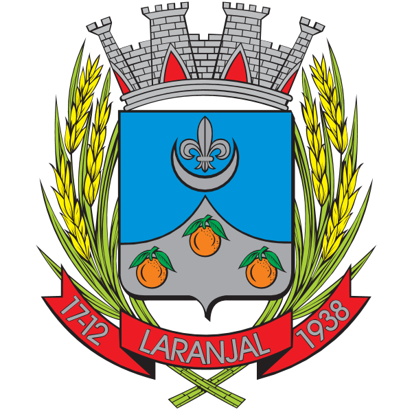 Brasão Município de Laranjal – Minas Gerais Logo ,Logo , icon , SVG Brasão Município de Laranjal – Minas Gerais Logo