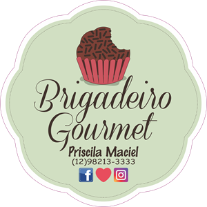 Brigadeiro Priscila Logo ,Logo , icon , SVG Brigadeiro Priscila Logo