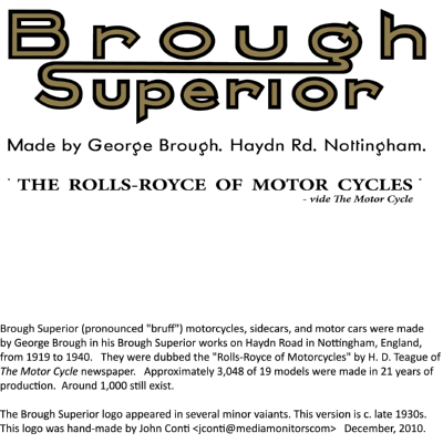 Brough Superior (c. 1939) Logo ,Logo , icon , SVG Brough Superior (c. 1939) Logo