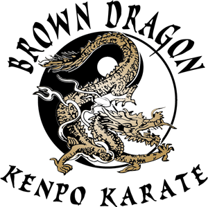 Brown Dragon Kempo Karate Logo ,Logo , icon , SVG Brown Dragon Kempo Karate Logo