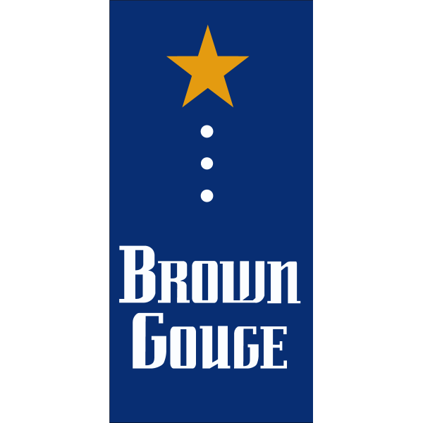 brown gouge Logo