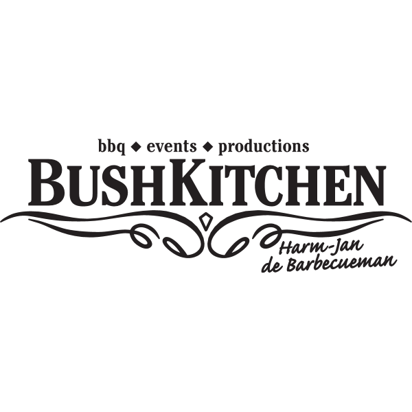 BushKitchen – BBQ Man Logo ,Logo , icon , SVG BushKitchen – BBQ Man Logo