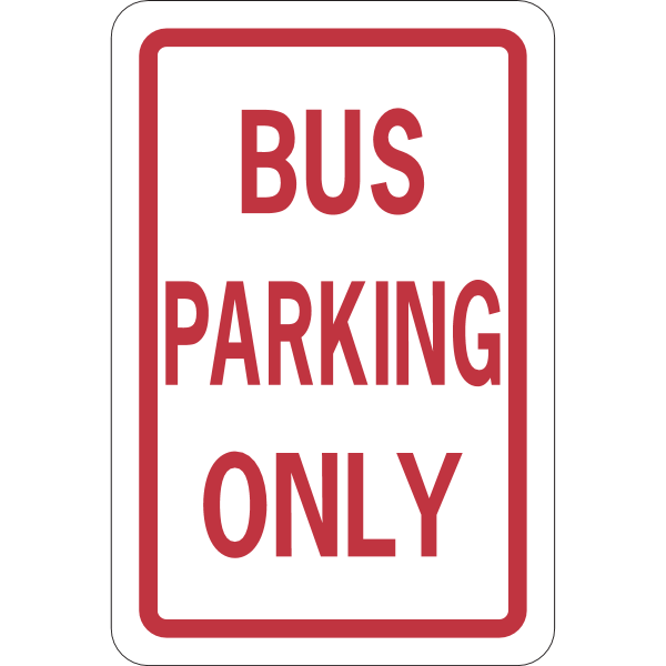 BUSS PARKING ONLY Logo ,Logo , icon , SVG BUSS PARKING ONLY Logo