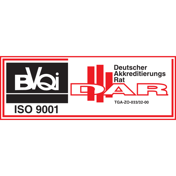 BVQI ISO 9001 DAR Logo