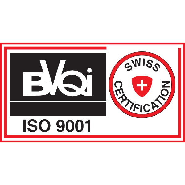 BVQI ISO 9001 Swiss Certification Logo