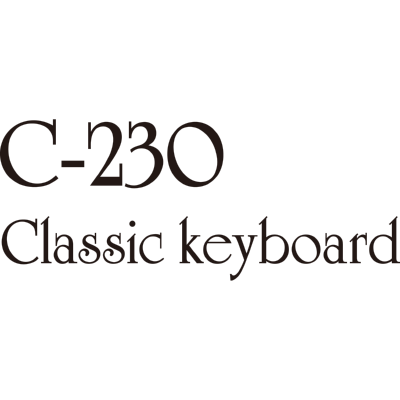 C-230 Classic Keyboard Logo ,Logo , icon , SVG C-230 Classic Keyboard Logo