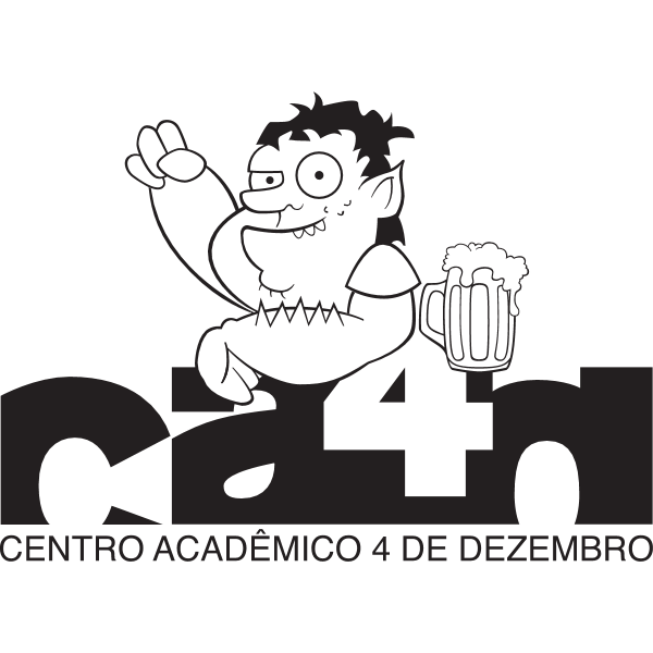CA4D – Centro Acadêmico 4 de Dezembro Logo ,Logo , icon , SVG CA4D – Centro Acadêmico 4 de Dezembro Logo