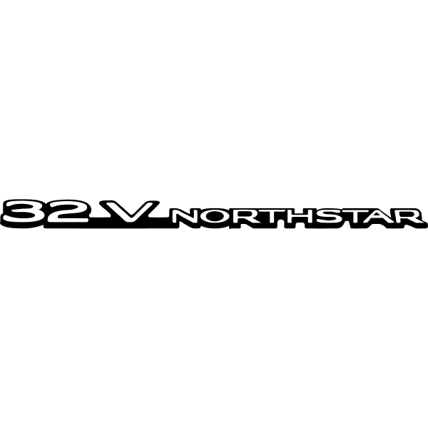 CADILAC 32V NORTHSTAR ,Logo , icon , SVG CADILAC 32V NORTHSTAR