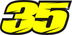 Cal Crutchlow 35 Logo ,Logo , icon , SVG Cal Crutchlow 35 Logo