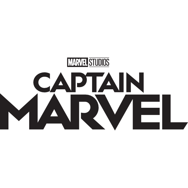 Captain Marvel Logo Black Download Png