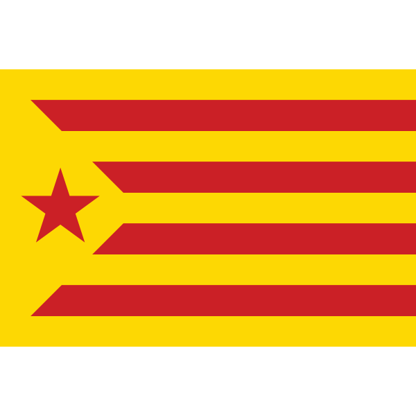 CATALAN NATIONALISTS FLAG Logo ,Logo , icon , SVG CATALAN NATIONALISTS FLAG Logo