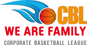 CBL WE ARE FAMILY CORPORATE BASKETBALL LEAGUE Logo