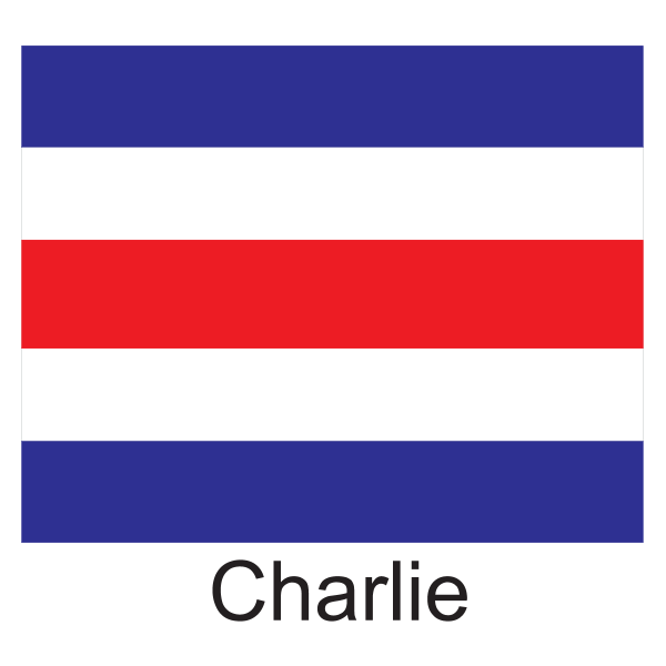 Charlie Flag Logo ,Logo , icon , SVG Charlie Flag Logo