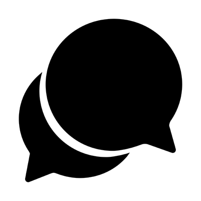 chatbubbles ,Logo , icon , SVG chatbubbles