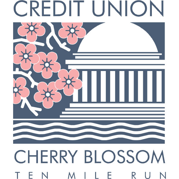 Cherry Blossom Ten Mile Run Credit Union Logo ,Logo , icon , SVG Cherry Blossom Ten Mile Run Credit Union Logo