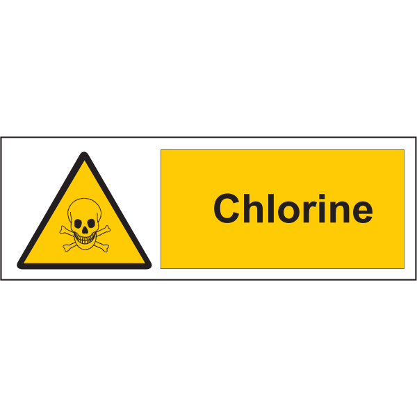CHLORINE WARNING SIGN Logo