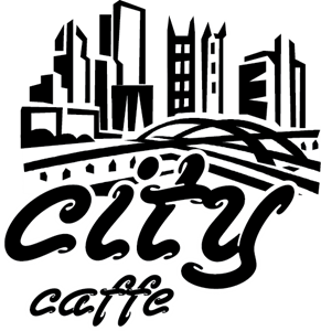 City caffe B&W Logo ,Logo , icon , SVG City caffe B&W Logo