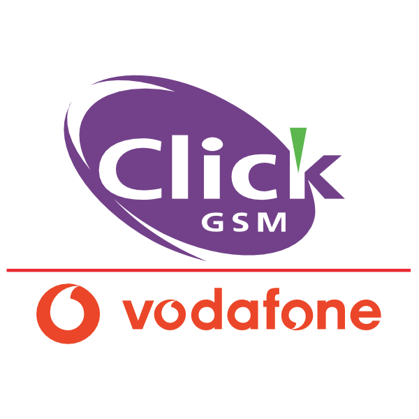 Click GSM Vodafone Logo