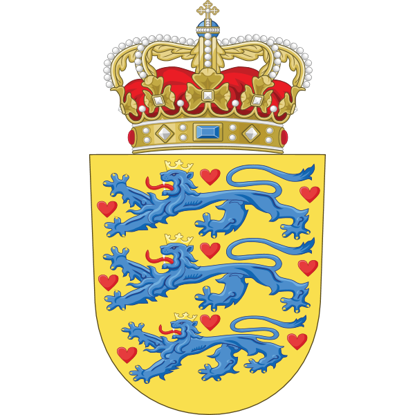 Coat of arms of Denmark Logo ,Logo , icon , SVG Coat of arms of Denmark Logo