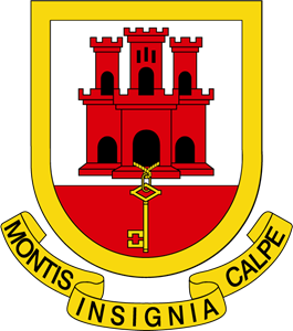 Coat of arms of Gibraltar Logo ,Logo , icon , SVG Coat of arms of Gibraltar Logo