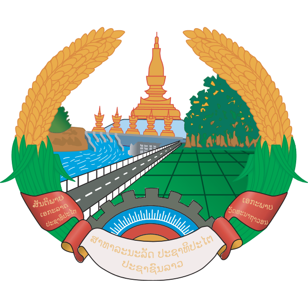 COAT OF ARMS OF LAOS Logo