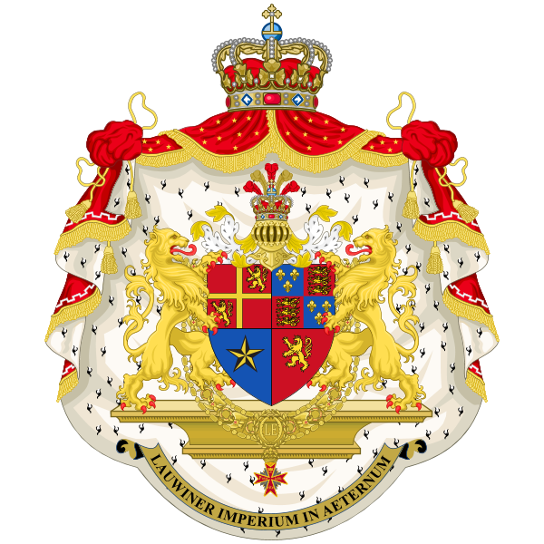 Coat of Arms of the Lauwiner Empire and King Jonas Logo ,Logo , icon , SVG Coat of Arms of the Lauwiner Empire and King Jonas Logo