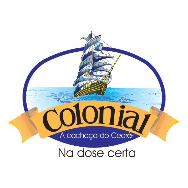 Colonial aguardente de cana Logo