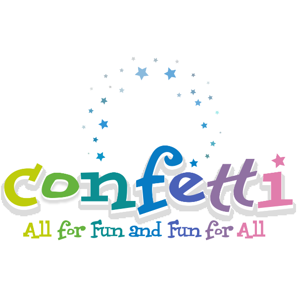 Confetti Logo ,Logo , icon , SVG Confetti Logo