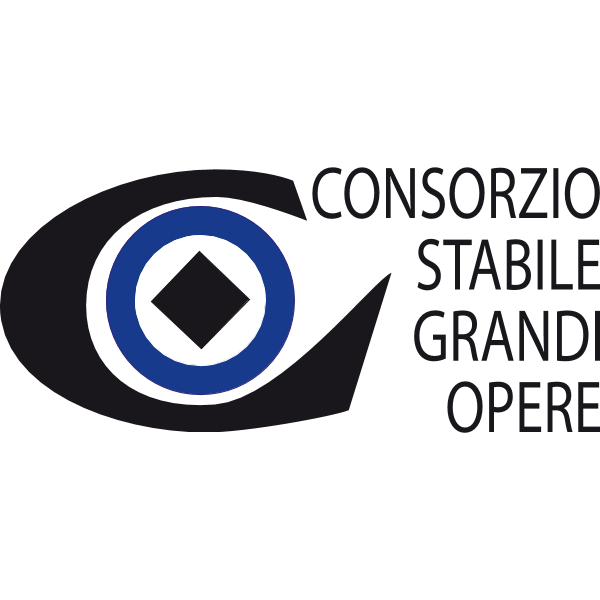 CONSORZIO STABILE GRANDI OPERE Logo ,Logo , icon , SVG CONSORZIO STABILE GRANDI OPERE Logo