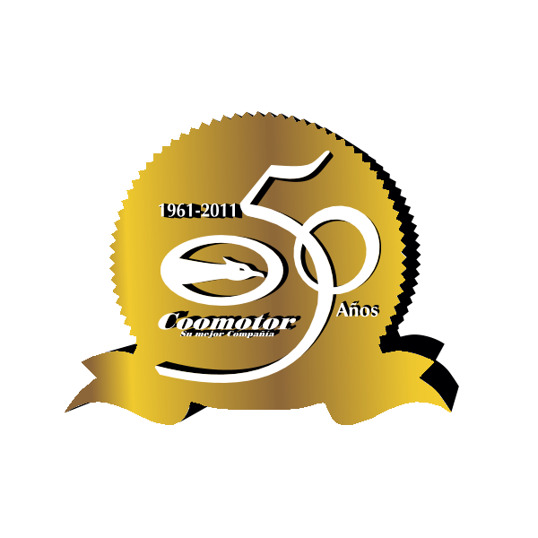 Coomotor 50 años Logo ,Logo , icon , SVG Coomotor 50 años Logo