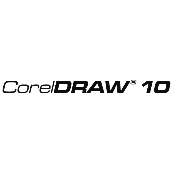 CorelDRAW 10 ,Logo , icon , SVG CorelDRAW 10